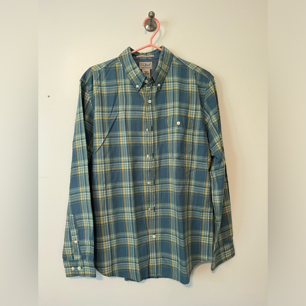 Vintage LL BEAN men’s plaid top